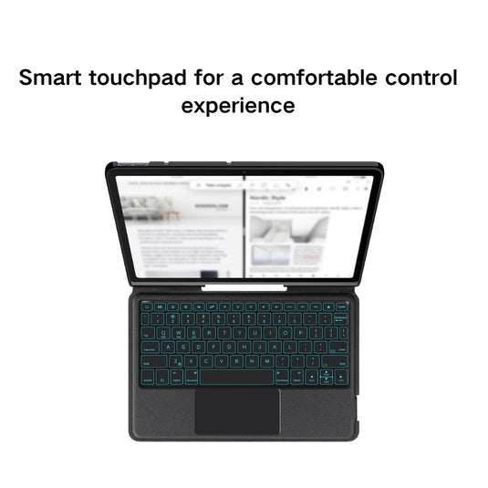 Lenovo Tab Plus 11.5" 2024 (TB-351FU) - Black Detachable Magnetic Bluetooth Keyboard Case With Backlight and Touchpad