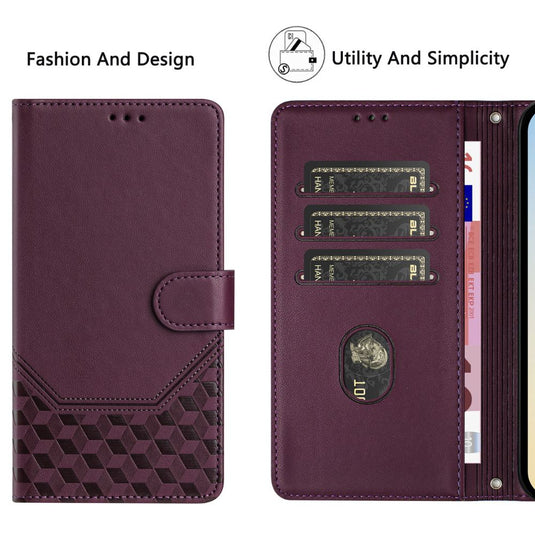 Sony Xperia 5 VI - Women Embossed Flip PU Leather Wallet Series Case With a lanyard