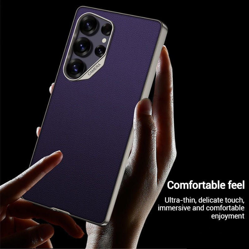 Load image into Gallery viewer, Samsung Galaxy S25 Ultra High-End Leather Full Coverage Shockproof Essential Case
