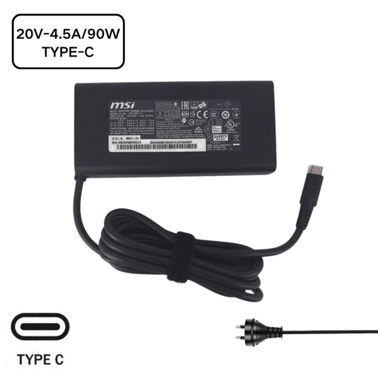 [20V-4.5A/90W][TYPE-C/USB-C] MSI Prestige 14 15 DELL Latitude 11 5175 5179 7275 7370 5280 5480 5580 7280 7480 7380 XPS 12 9250 Laptop AC Power Supply Adapter Charger