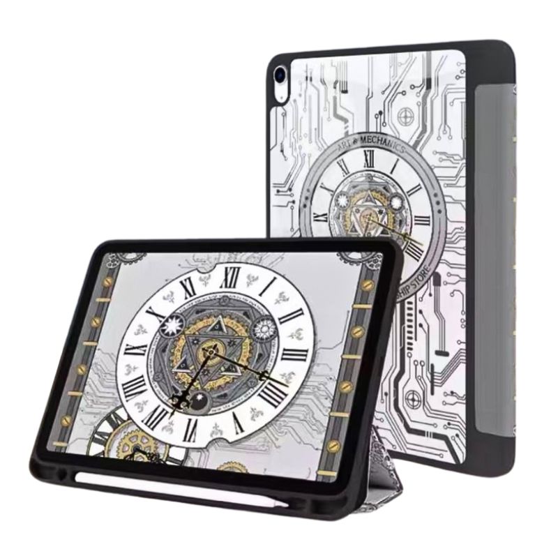 Load image into Gallery viewer, [With Pen Slot] Apple iPad 7th/8th/9th Gen (2019/2020/2021) 10.2&quot; - Acrylic Mechanical Age Elements Fashion-Forward Series Case
