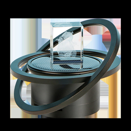 Solar-Powered Slow-Rotating Car Interior Aroma Diffuser Dashboard Ornament Car Decoration - i-Station Mobile Phone & Electronic Device Repair and Accessories