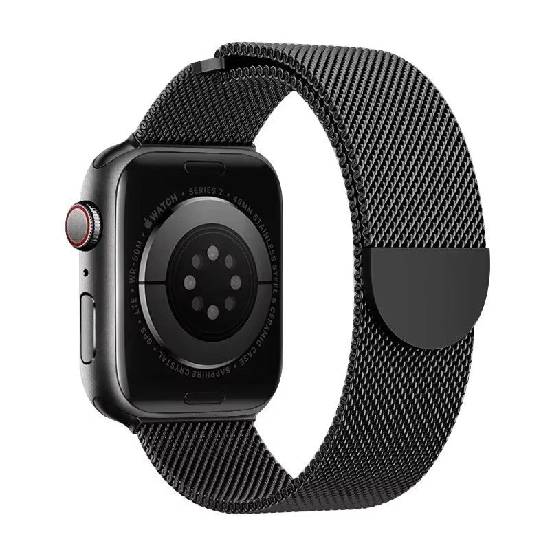 Load image into Gallery viewer, Apple Watch Series 1/2/3/4/5/6/SE/7/8/9/10/Ultra - Metal Clasp Magnetic Round Head Watch Band
