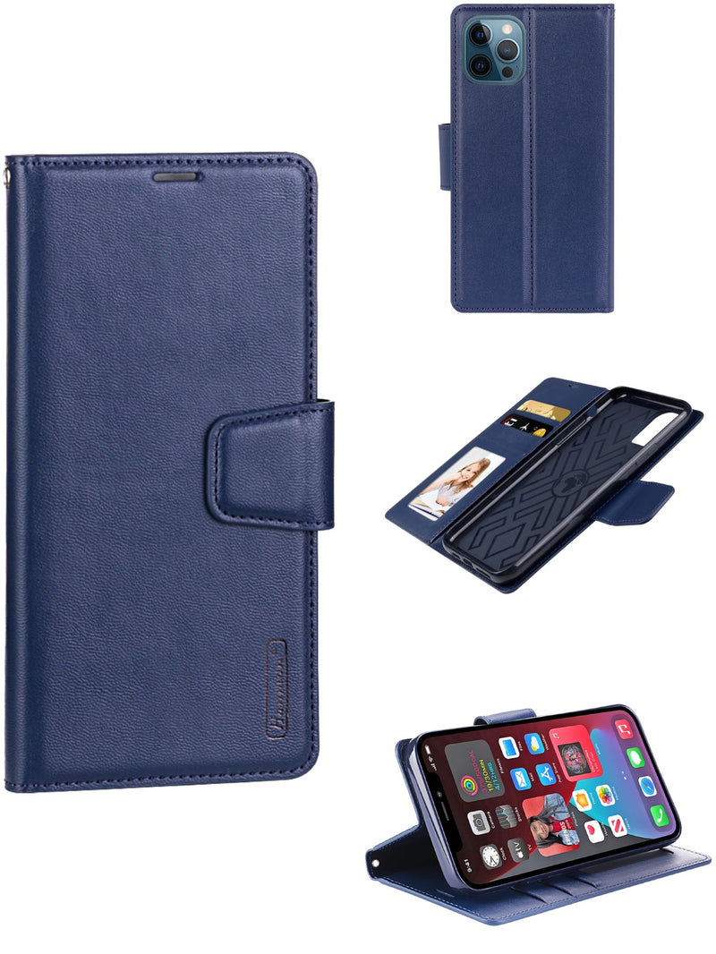 Load image into Gallery viewer, Samsung Galaxy S24/S24 Plus/S24 Ultra Hanman Mill Premium Quality Flip Wallet Leather Case
