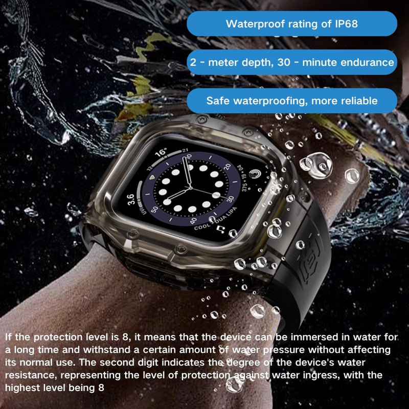 Load image into Gallery viewer, [IP68 Waterproof] Apple Watch Series 4/5/6/SE/7/8/9 41mm 44mm 45mmm - All-in-One Diving &amp; Rainproof Waterproof Watch Band With Shell &amp; Film
