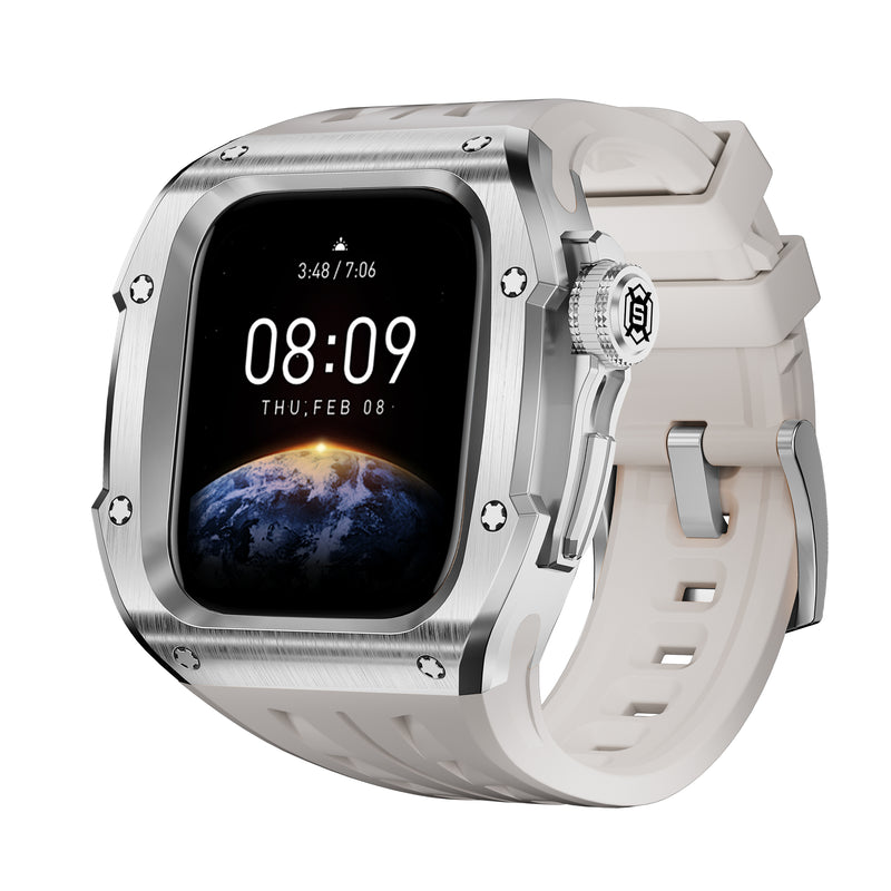 Load image into Gallery viewer, Apple Watch Series 4/5/6/SE/7/8/9/10/Ultra - Shockproof Metal Modified Case + Watch Strap
