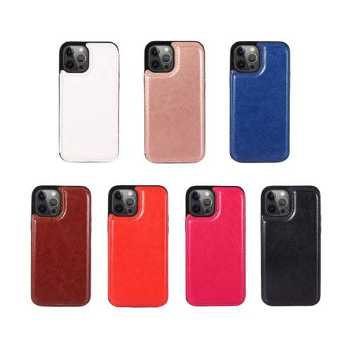 [With Card Slot] Apple iPhone 16/Plus/Pro/Max - Business Shockproof PU Leather Wallet Series Stand Case