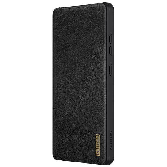 [Built-in Slot] Samsung Galaxy S25/Plus/Ultra - Nillkin Lens Slide Cover Anti-Peeping Flip Leather Case