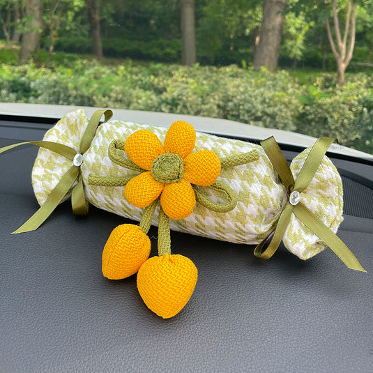 Canvas Houndstooth Activated Carbon Air Purifier Car Decoration Ornament – Odor Eliminator & Formaldehyde Remover - i-Station Mobile Phone & Electronic Device Repair and Accessories