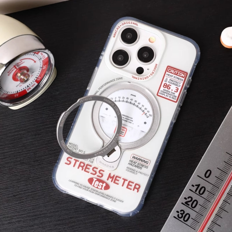 Load image into Gallery viewer, Apple iPhone 16/Pro/Max - New Style Pressure Gauge Matte Stand Series Case
