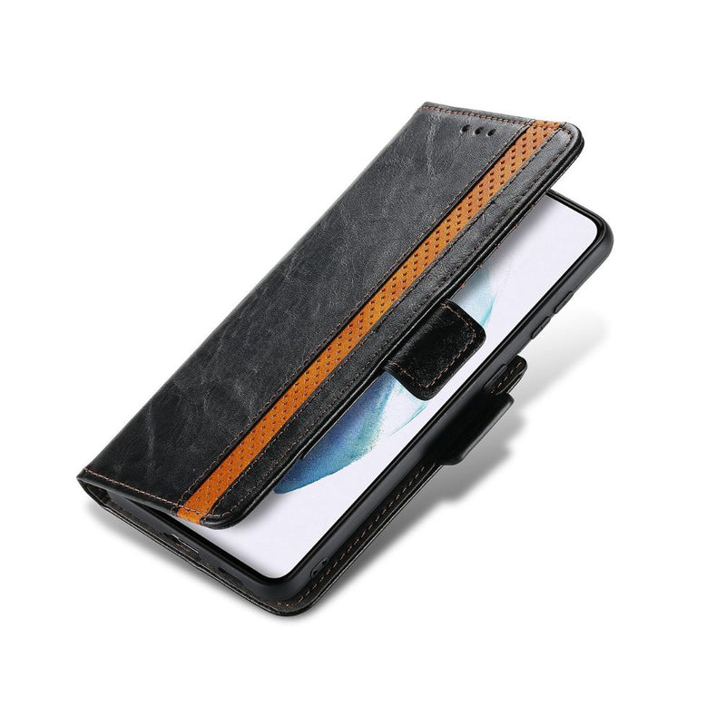 Load image into Gallery viewer, [With Card Slot] Samsung Galaxy S23/Plus/Ultra/FE - Drop Proof PU Leather Wallet Series Stand Case
