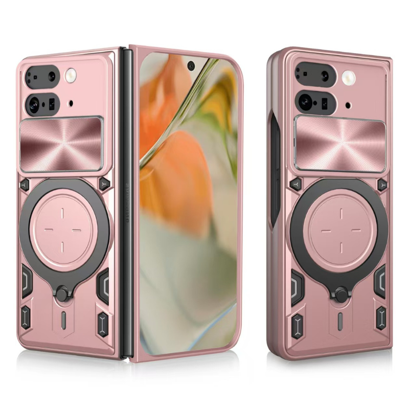[With Slide Lens Cover][Built-in Stand] Google Pixel 9 Pro Fold Shockproof Heavy Duty Series Case - i-Station Mobile Phone & Electronic Device Repair and Accessories