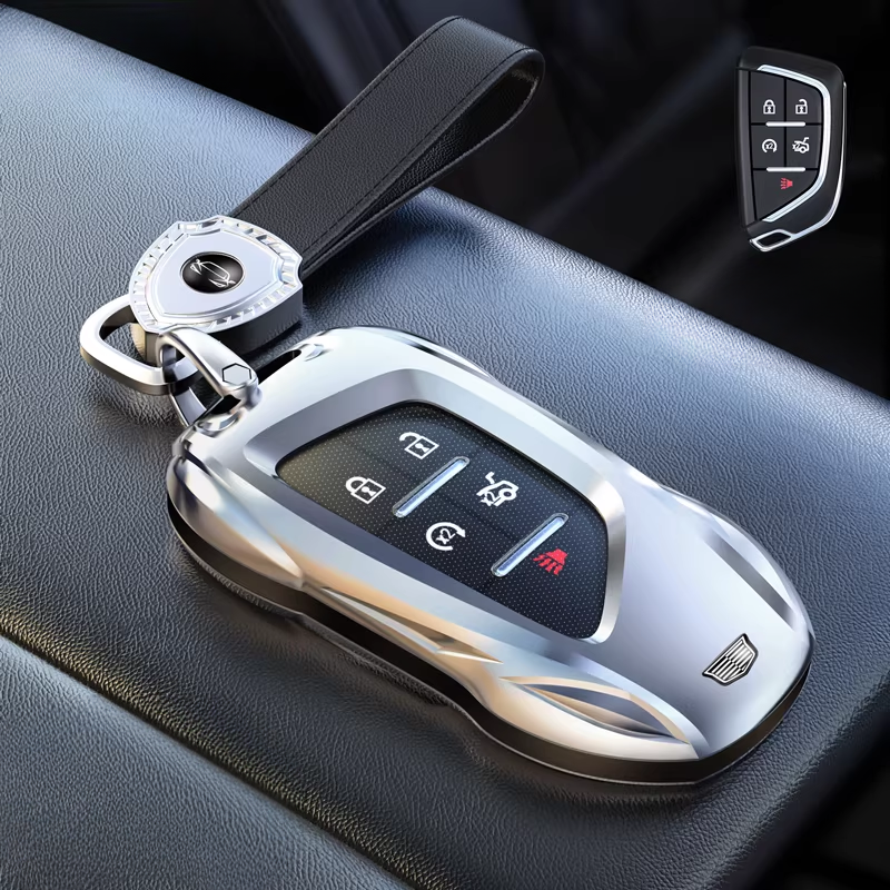 Load image into Gallery viewer, Cadilla Luxury Stylish Metal Car Key Fob Case Cover For XT5, CT5, XT6, CT6, XTS, ATS-L, SRX - i-Station Mobile Phone &amp; Electronic Device Repair and Accessories

