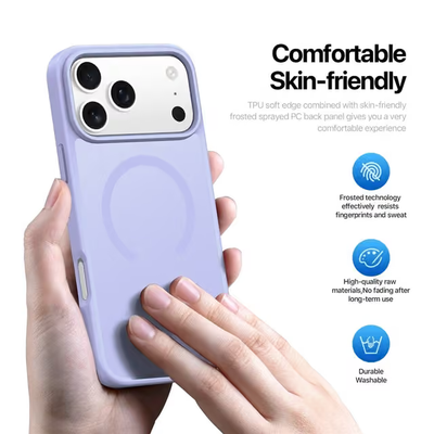 Apple iPhone 17 Pro / 18 Pro Magnetic Shockproof Minimalist Frosted Phone Case - i-Station Mobile Phone & Electronic Device Repair and Accessories