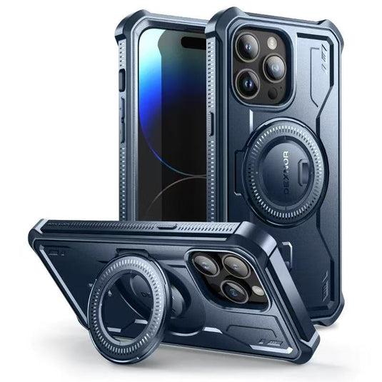 [Magsafe Compatible][Built-in Screen Protector] Apple iPhone 15/Plus/Pro/Max - Military-Grade Rugged Air Cushion Shockproof Case