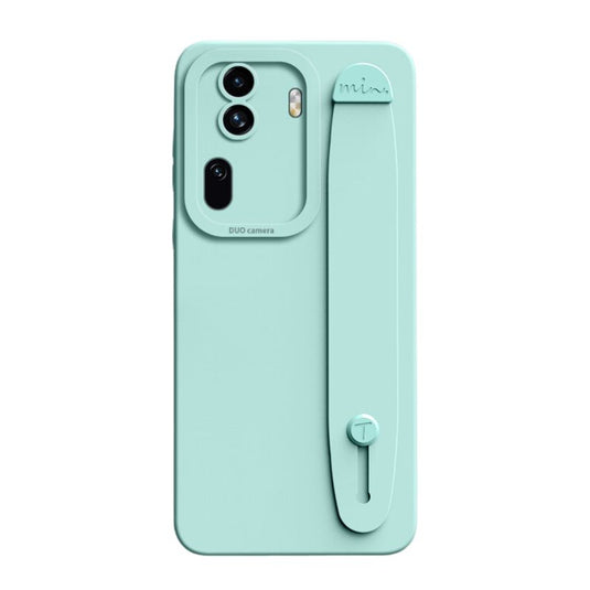 [Built-in Wristband] Oppo Reno 11(CPH2599)/Pro(CPH2607) - Soft Shockproof Liquid Silicone Essentials Series Case