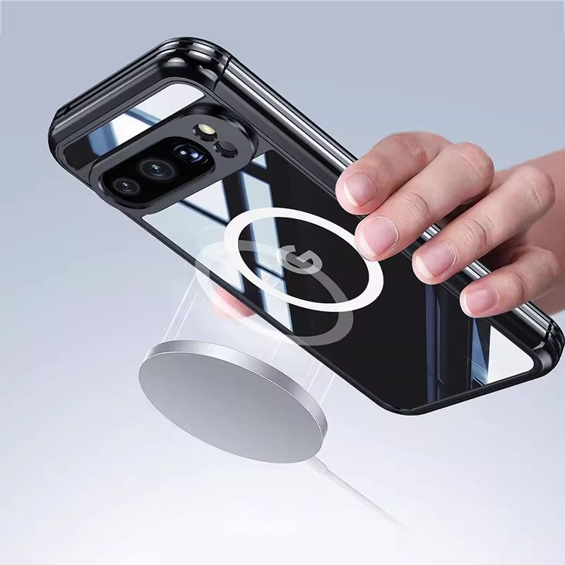 Load image into Gallery viewer, [Magsafe Compatible] Google Pixel 9/Pro/XL - Transparent Full Covered Shockproof Lifeproof Series Case
