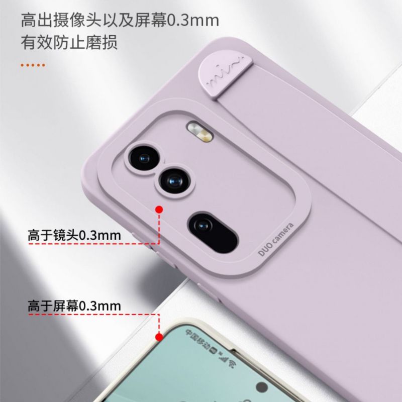 Load image into Gallery viewer, [Built-in Wristband] Oppo Reno 12 (CPH2625)/Pro(CPH2629) - Soft Shockproof Liquid Silicone Essentials Series Case
