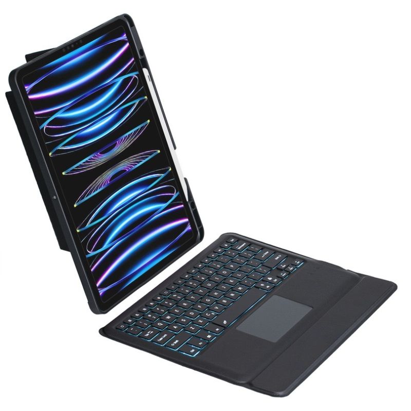 Load image into Gallery viewer, [Detachable][With RGB backlight] Samsung Galaxy Tab A9 Plus 11’’ 2023 (X210/X215/X216B) - Wireless Bluetooth Magnetic Touch Keyboard Filp Case
