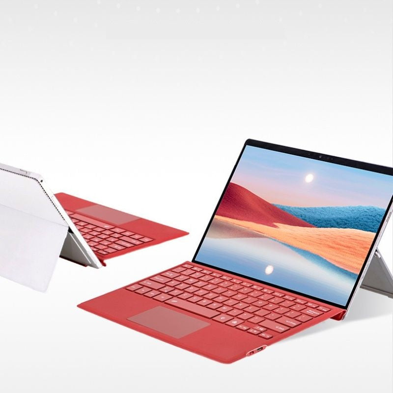 Load image into Gallery viewer, [With RGB Backlit] Microsoft Surface Pro 8/9/10/X/11 - Ultra Thin Wireless Bluetooth Magnetic Touch Keyboard
