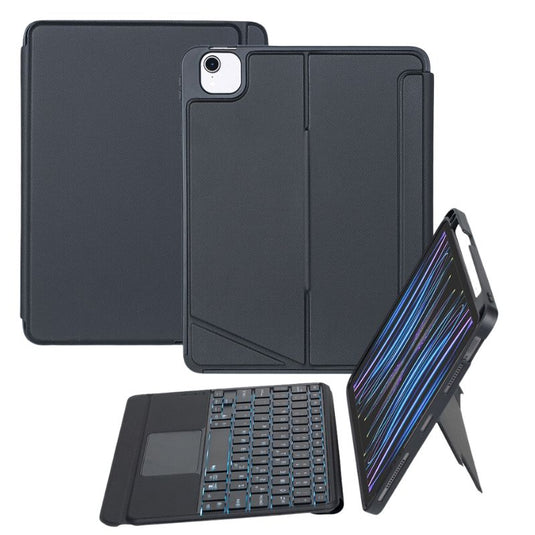 [Detachable][With RGB backlight] Samsung Galaxy Tab A9 Plus 11’’ 2023 (X210/X215/X216B) - Wireless Bluetooth Magnetic Touch Keyboard Filp Case