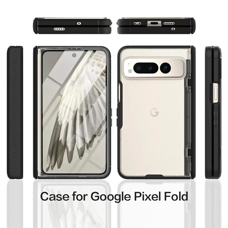 Load image into Gallery viewer, Google Pixel Fold - Frosted Translucent Hinge Flip Essentials Series Case
