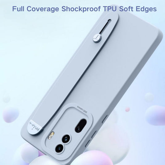 [Built-in Wristband] Oppo Reno 11(CPH2599)/Pro(CPH2607) - Soft Shockproof Liquid Silicone Essentials Series Case