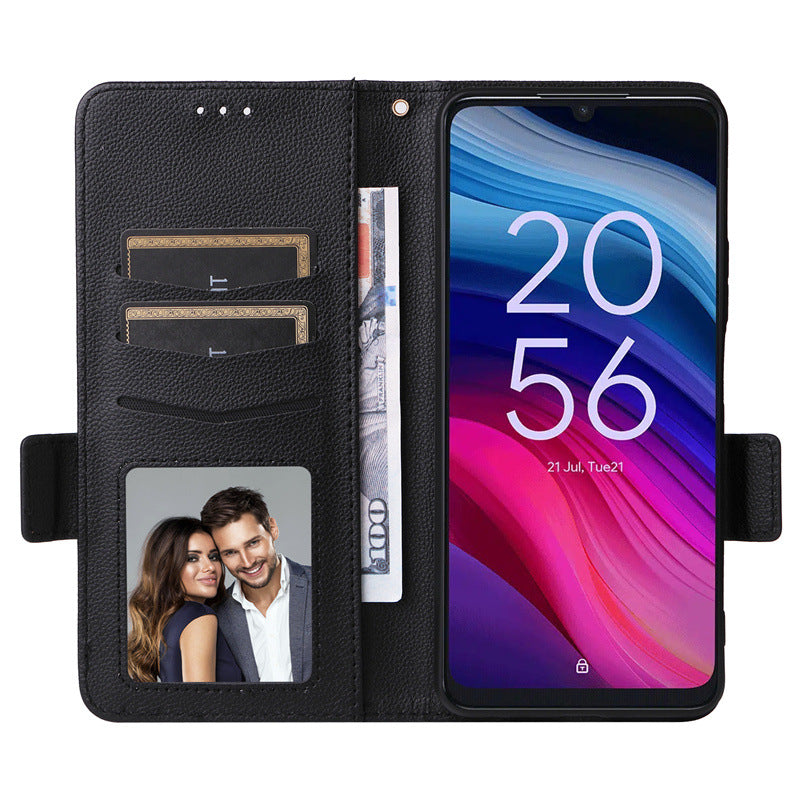 Load image into Gallery viewer, [With Lanyard] TCL 50 5G/SE 4G Leather Flip Cover Shockproof Wallet Series Case
