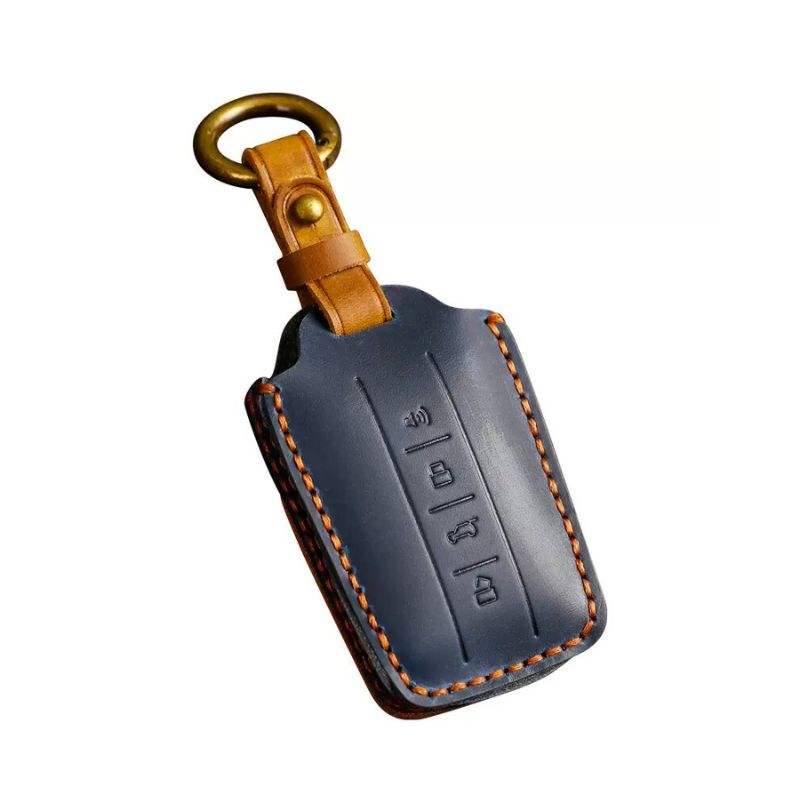 Load image into Gallery viewer, Great Wall Handcrafted Genuine Leather Car Key Fob Case Cover For Tank 300, 400, 500, 700
