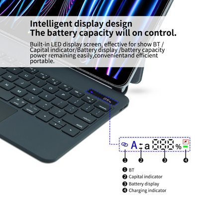 [Magic Keybord] Apple iPad Air 4/5 & Pro 11“ & Air 11” M2/M3 (2024/2025) - Precision Multi-Touch Trackpad Magnetic Smart Wireless Keyboard Case With Backlit Keys - i-Station Mobile Phone & Electronic Device Repair and Accessories
