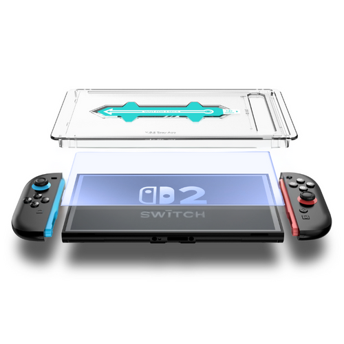 [Self-Installation Kit][Eyecare] Nintendo Switch/OLED/Lite - Full Covered Anti-Blue Light 9H Tempered Glass Screen Protective Protector