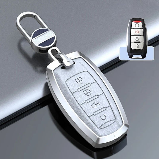 Great Wall Zinc Alloy Leather Car Key Fob Case Cover For GWM Cannon (Pao) Passenger, Commercial