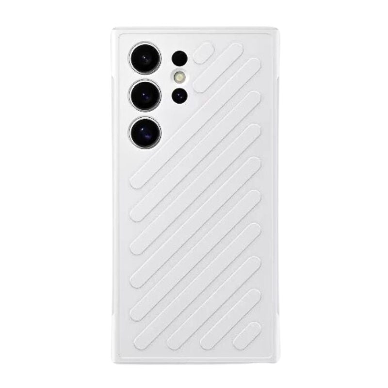 Load image into Gallery viewer, Samsung Galaxy S24(SM-S921)/Plus(SM-S926)/Ultra(SM-S928) - Acrylic Full Covered Shockproof Shield With Diagonal Patterns Essentials Series Case
