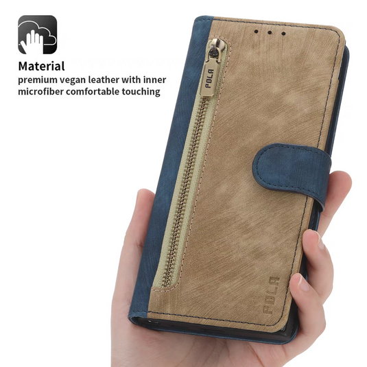 [With Card Solt] Huawei Mate 40/Pro/Pro+ Full-coverage Leather Shockproof Wallet Series Case