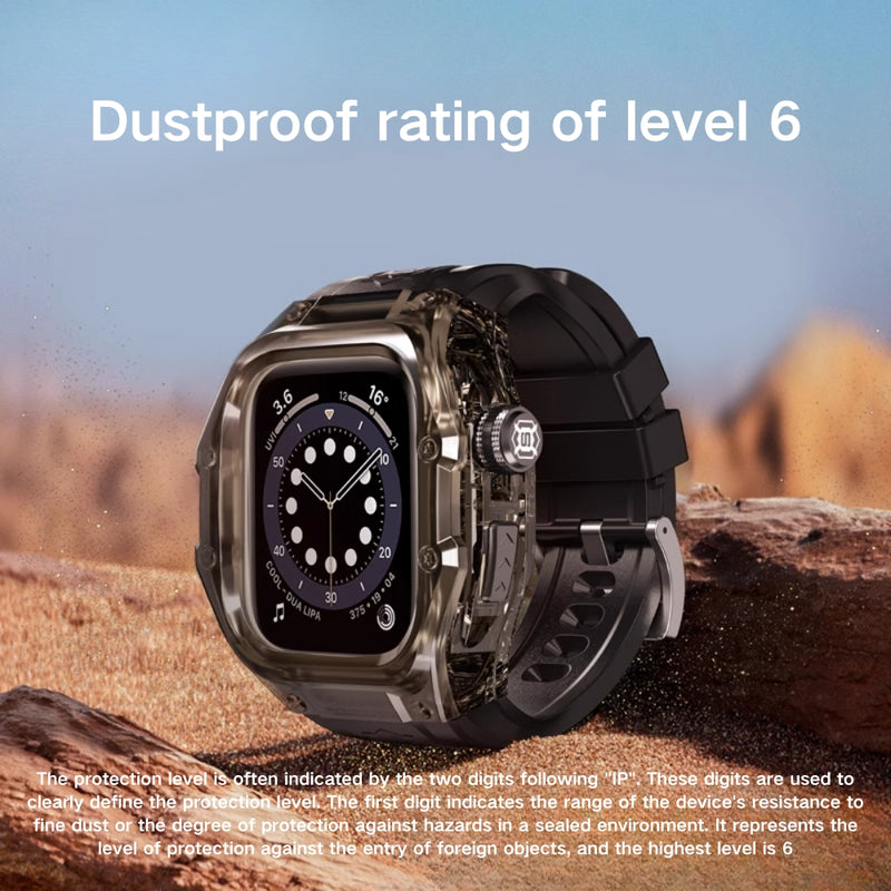 Load image into Gallery viewer, [IP68 Waterproof] Apple Watch Series 4/5/6/SE/7/8/9 41mm 44mm 45mmm - All-in-One Diving &amp; Rainproof Waterproof Watch Band With Shell &amp; Film
