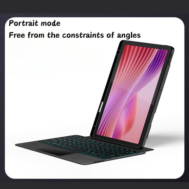Load image into Gallery viewer, Lenovo Idea Tab Pro 12.7&quot; 2025 (TB373FU/TB375FC) - Smart Detachable Type Touch Keyboard Case with Backlight
