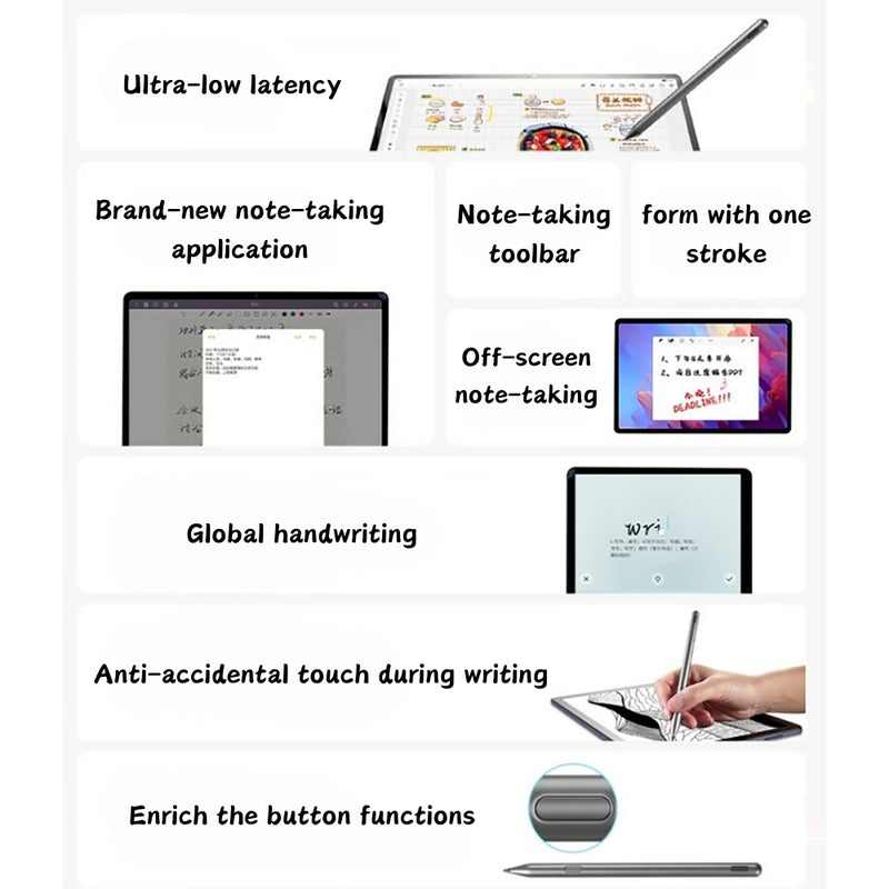 Load image into Gallery viewer, Lenovo Tab M11 / Legion Y700 2023 / Tab P12 2023 - Active 4096-Level Pressure Sensitive Stylus for Capacitive Touchscreens
