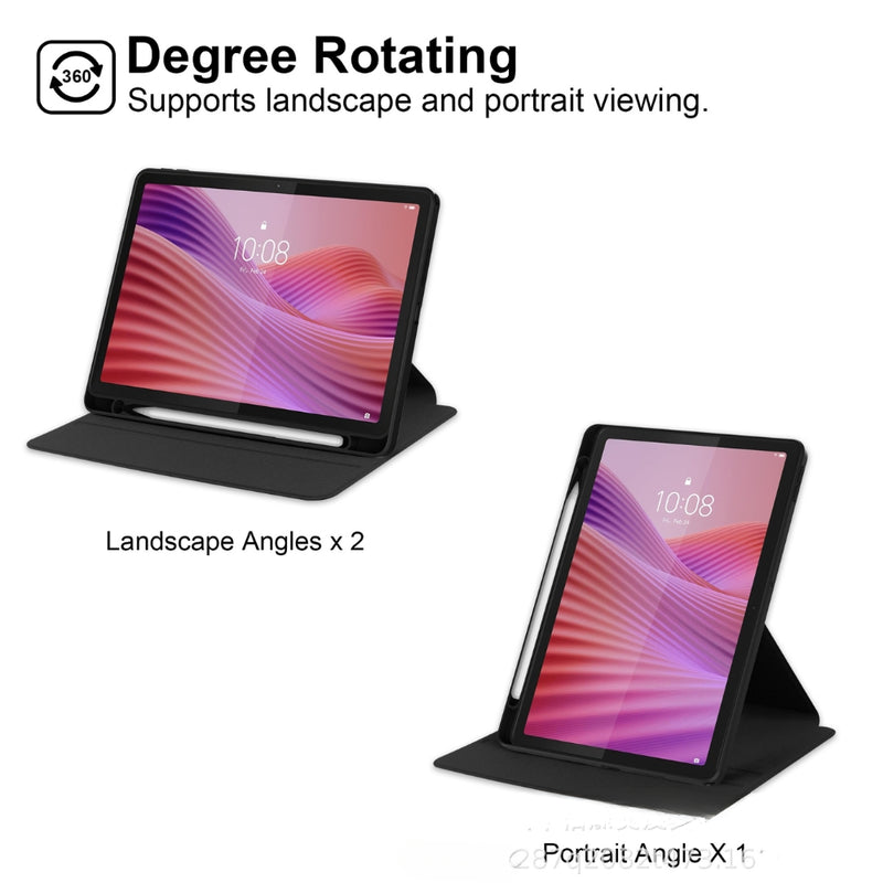 Load image into Gallery viewer, Lenovo Tab 10.1&quot; 2025 (TB311FU/TB311XU) - Silicone 360-Degree Rotating Smart Sleep Drop-Proof Case
