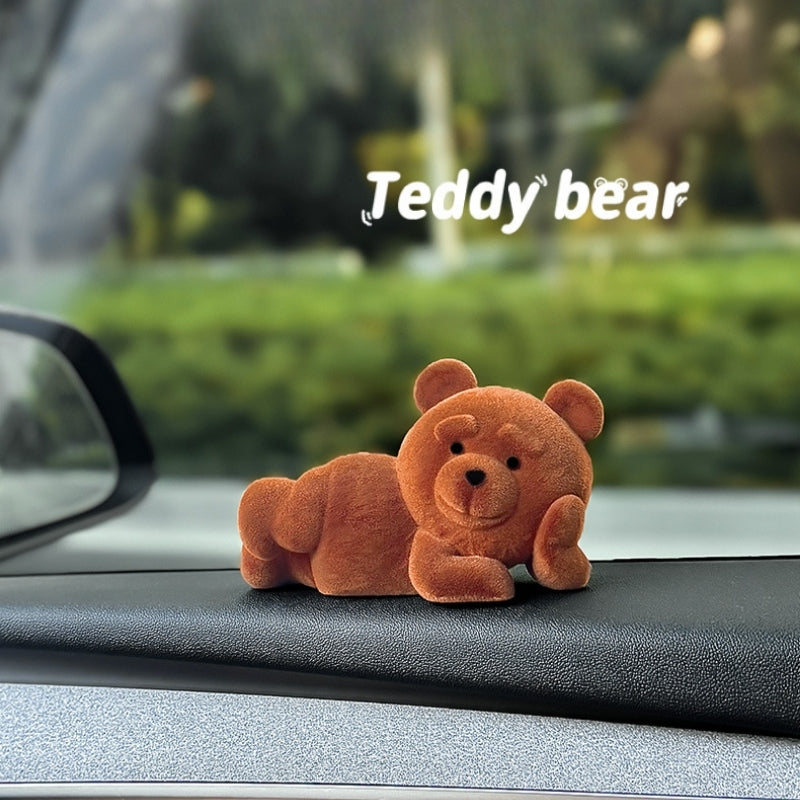 Load image into Gallery viewer, Car Dashboard Desktop Ornament Mini Cartoon Brown Bear Cute Casual Style Creative Gift - i-Station Mobile Phone &amp; Electronic Device Repair and Accessories
