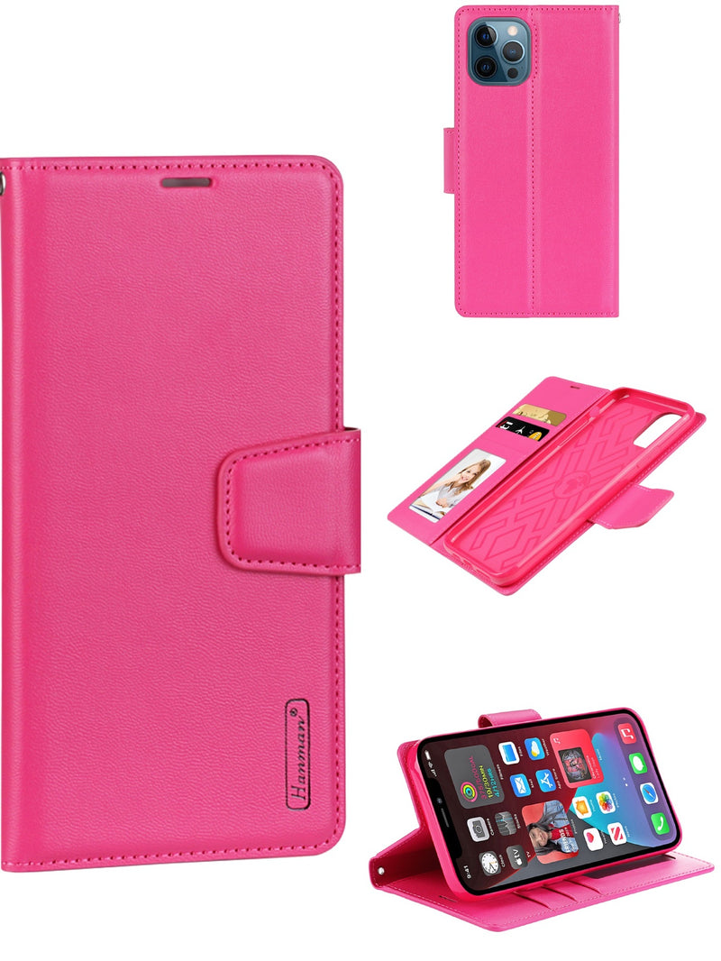 Load image into Gallery viewer, Samsung Galaxy S25/Plus/Ultra Hanman Mill Premium Quality Flip Wallet Leather Case
