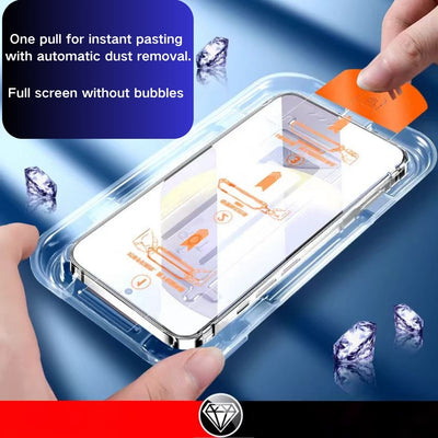 [Easy Automatic Fit Self-Installation Kit] Samsung Galaxy A20s (A207) - Magic Box Full Covered 9H Hardness HD Tempered Glass Screen Protector - i-Station Mobile Phone & Electronic Device Repair and Accessories
