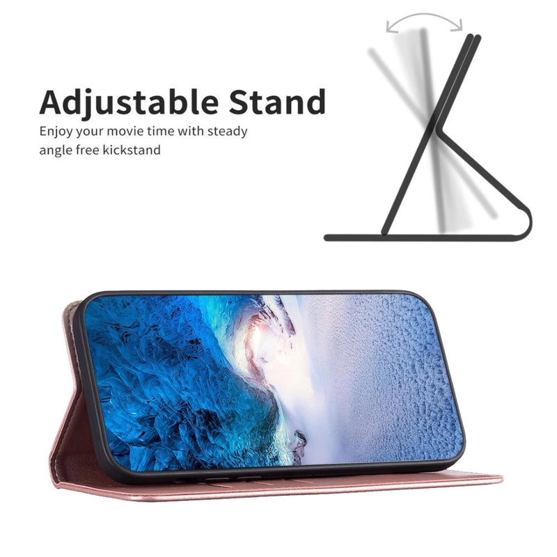 Load image into Gallery viewer, [With Card Slot][Adjustable Stand] Google Pixel 7/7A/7 Pro - Pure Color Drop Proof PU Leather Flip Wallet Series Case
