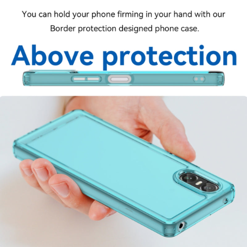 Load image into Gallery viewer, Sony Xperia 1 V - Candy Colors TPU Silicone Transparent Heavy Duty Series Case
