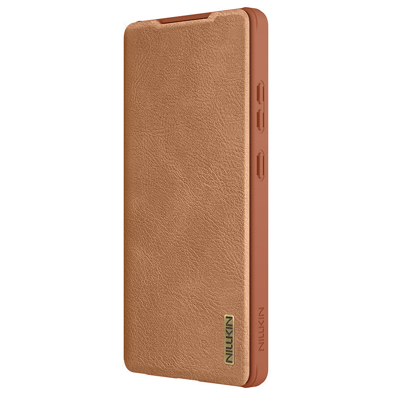 Load image into Gallery viewer, [Built-in Slot] Samsung Galaxy S25/Plus/Ultra - Nillkin Lens Slide Cover Anti-Peeping Flip Leather Case
