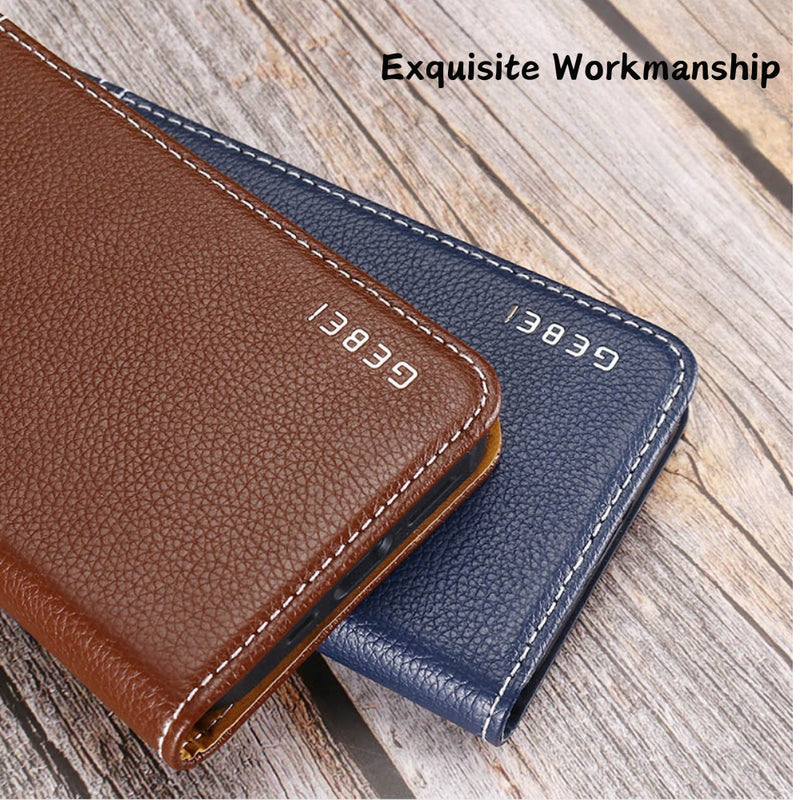 Load image into Gallery viewer, [With Card Slot][Adjustable Bracket] Apple iPhone 8 / 8 Plus - Business Anti-Drop and Anti-Scratch Genuine Leather Flip Wallet Series Stand Case
