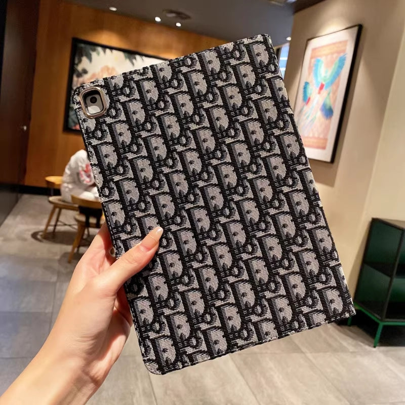 Load image into Gallery viewer, Apple iPad mini 6 8.3&quot; (2021) - Women Fashion Cloth Grain Flip Stand Series Case
