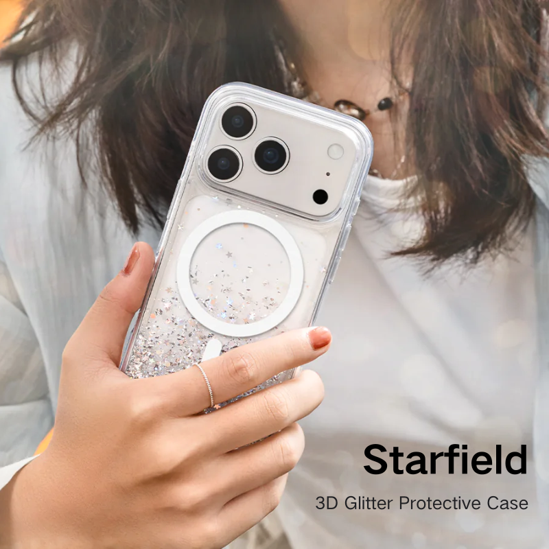 Load image into Gallery viewer, [Magsafe Compatible] Apple iPhone 17/Air/Pro/Max - SwitchEasy 3D Liquid Glitter Shockproof Phone Case
