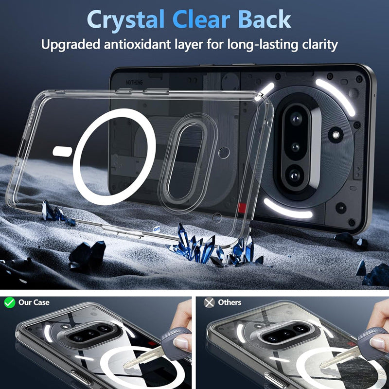 Load image into Gallery viewer, [Magsafe Compatible] Nothing Phone (3a)/Pro Transparent Crystal Shockproof Protective Case - i-Station Mobile Phone &amp; Electronic Device Repair and Accessories
