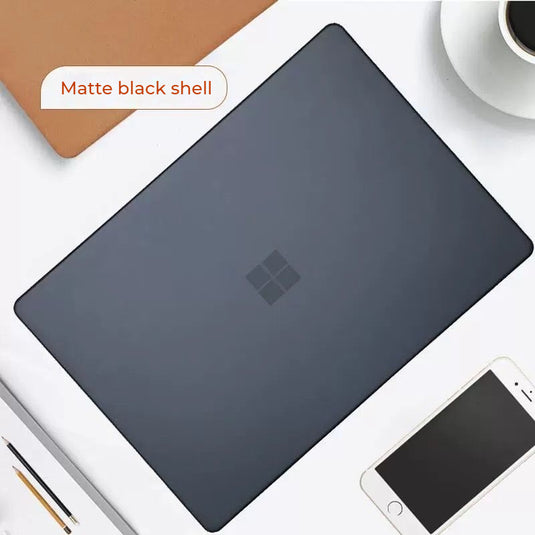 Microsoft Surface Laptop 3/4/5/6 13.5" - Transparent & Matte Shockproof Heavy Duty Tough Case Cover