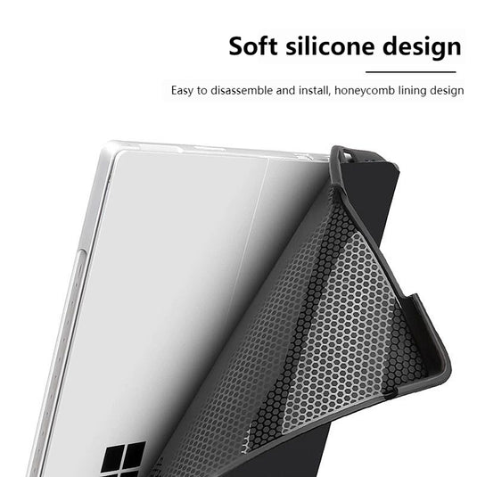 [Detachable Keyboard] Microsoft Surface Pro 3 - Business Metal Hinge Touch Bluetooth Keyboard Case